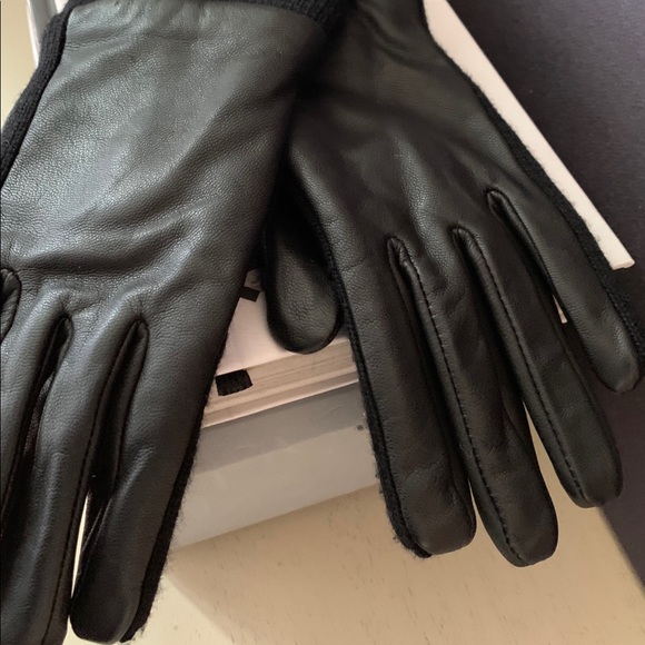 COS Blk LEATHER Elbow Length Long Glove Size XS/S - Picture 2 of 7